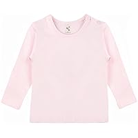 Lilax Baby Girls' Basic Long Sleeve Round Neck T-Shirt