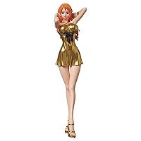 Banpresto One Piece Film Gold Glitter & Glamours Nami Movie Style Action Figure (Gold Dress Version)