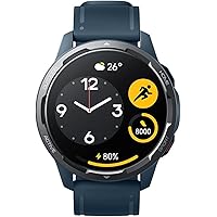 GABLOK Smartwatches Active Smartwatch GPS 470mAh 1.43 Display Bluetooth Electronics (Color : Blue1, Size : 1)