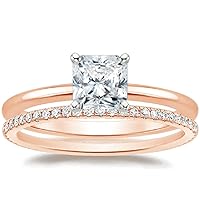 Radiant Cut Moissanite Solitaire Engagement Ring, 2.00 CT, 10K White Gold, Wedding Ring Gift for Woman