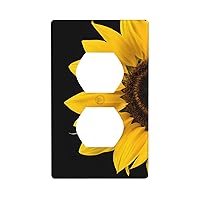 (Wild Sunflower) Modern Wall Panel, Switch Cover, Decorative Socket Cover For Socket Light Switch, Switch Cover, Wall Panel.