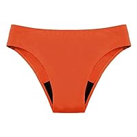 Period Swimwear Bottoms Womens Menstrual Waterproof High Waist Swimsuit Bottoms Full Coverage Leakproof Swim Briefs Bottoms