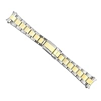 Ewatchparts 20MM OYSTER WATCH BAND COMPATIBLE WITH MENS ROLEX DATEJUST 16014 16233 16234 TWO TONE TQ