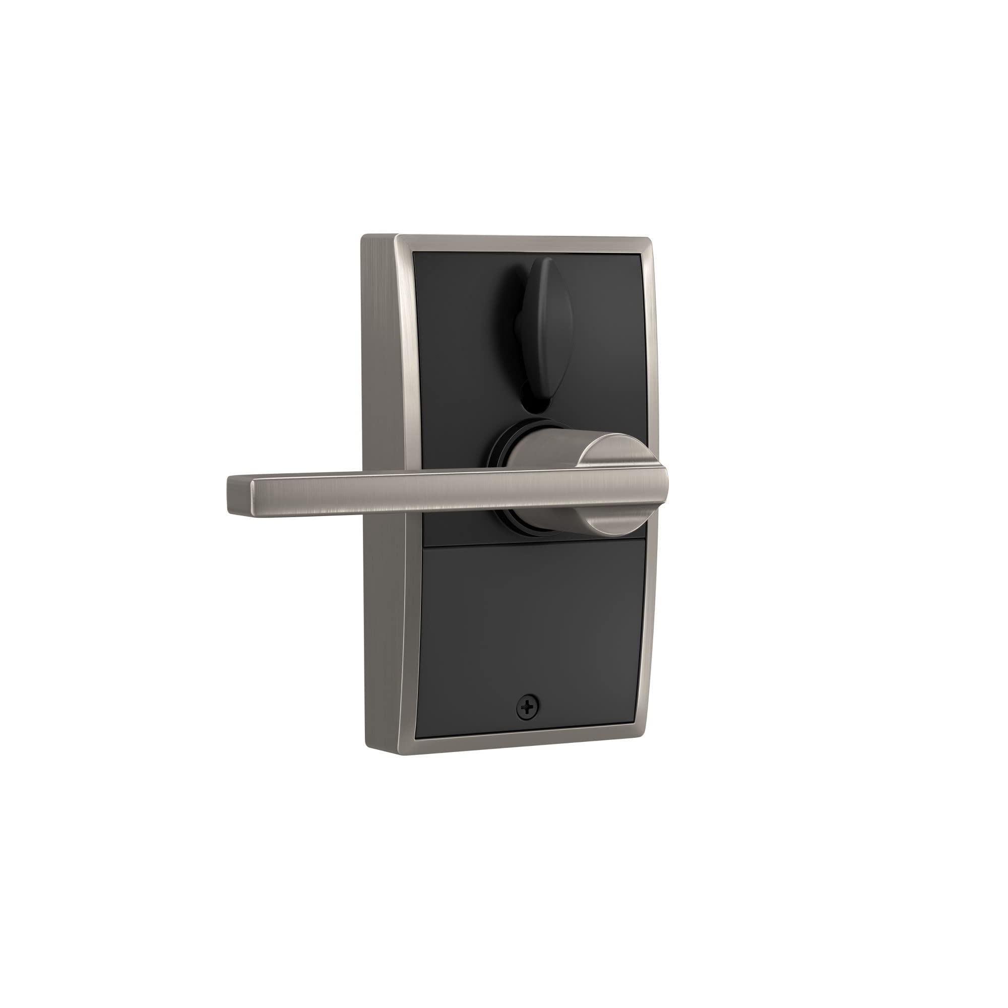 Schlage FE695 CEN 619 LAT Touch Century Lock with Latitude Lever, Electronic Keyless Entry Lock, Satin Nickel
