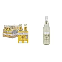Fever Tree Indian Tonic Water (24 Pack) and Fever Tree Ginger Beer (8 Pack) Bundle
