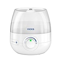 Mini Filter Free Cool Mist Humidifier, Small Room – Variable Mist Control – Works with Vicks VapoPads