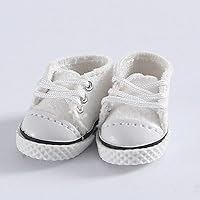 BJD Doll Shoes Casual Shoes for OB11,GSC,Molly,Holala,1/12bjd Shoes Doll Toy Accessories (White)