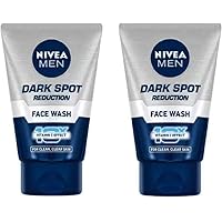 Nivea For Men Advanced Whitening Dark Spot Reduction Face Wash, 100ml (Pack Of 2)