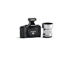 OM SYSTEM OLYMPUS OM-D E-M5 Mirrorless Digital Camera with M. Zuiko 45mm f/1.8 Lens and FL-LM2 Flash Premium Edition Bundle (V204040BU020)