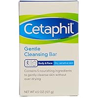 Cetaphil Gentle Cleansing Bar 4.5 (Pack of 2)