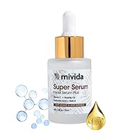 🌿 mivida All-In-one Super serum for Face & Neck | Retinol, Hyaluronic Acid, RoseHip Oil, Vitamin C | Anti Aging, Intense Hydration, Brightening Facial Serum | Natural, No Artifcial Colors | 1 fl oz