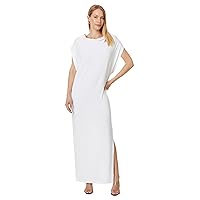 Norma Kamali Women's Sleeveless All in One Side Slit Gown