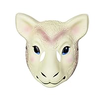 BinaryABC Halloween Goat Mask Sheep Masquerade Mask Animal Mask Halloween Costume Party Accessories