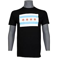 Fox Outdoor Products Men's City of Chicago Flag Tanks & Tees, 3X-Large, Black
