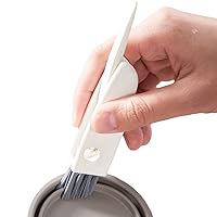 3 In1 Cleaning Rotary Cup Brush Multipurpose Cup Lid Cleaning Brush Bottle Milk Cup Brush Wash Drinking Straw Brush Small Bottle Brushes for Cleaning Baby