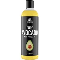 Sports Research Pure Avocado Oil for Hair, Skin, Aromatherapy, Massage & More ~ 100% Natural and Non-GMO Project Verified (16oz)