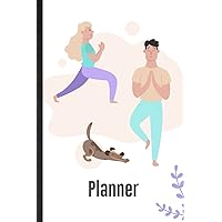 Planner. Personal Stylish Monthly & Weekly Organizer Notebook With Healthy Body Weight Design. Fun Unique Office Supplies. Help Keep You On Track: ... Novelty Gift For Muscle & Bodybuilder