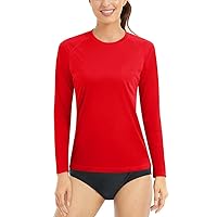 Boladeci Women's Sun Shirts UPF 50+ UV Protection Rash Guard Long Sleeve Quick Dry Lightweight Workout Swim Top Tee Shirts