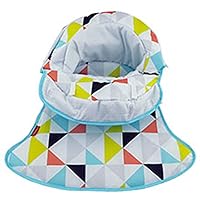 Replacement Part for Fisher-Price Sit-me-up-Seat - DRF51 ~ Baby Sitting Chair Replacement Cover/Pad ~ Colorful Triangle Print