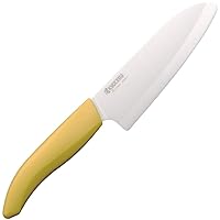 Kyocera Ceramic Santoku Knife Yellow Color Kitchen Series FKR-140YL