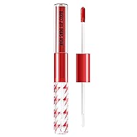 Lip Gloss Does Not Fade Easily Highly Pigmented Color And Instant Shine Non Stick Cup Lip Gloss Mist Side Velvet Liquid Lipstick Lip Gloss Lip Glaze 2ml Lip Filler Plumper Liner (K, One Size)
