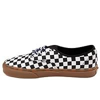 Vans Unisex Authentic Checkerboard Skate Shoe - Lace up Closure Style - True Blue/White