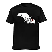 Even My Dog Hates Biden T-Shirt Short Sleeve Novelty T-Shirt Mans T-Shirt Black