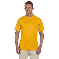 Augusta Sportswear Men's Wicking Tee Shirt, Gold, Large