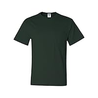 Jerzees Dri-Power Mens Active Pocket T-Shirt Medium Forest Green