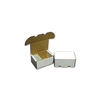 BCW 300 Count Trading Card Storage Box | Cardboard Organizer for Baseball, Basketball, Football Cards, MTG, Pokemon | Card Game Storage & Protection | Card Storage Box