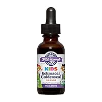 Oregon's Wild Harvest Children's Echinacea Goldenseal Orange Organic Herbal Supplement, 1 Fluid Ounce