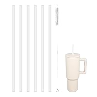Replacement Straws Compatible with Simple Modern 40 oz Tumbler,BPA-Free (Pack of 6)
