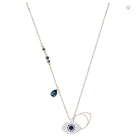 Evil Eye Symbolic Necklace 18K Rose Gold Sapphire