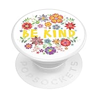 POPSOCKETS Phone Grip with Expanding Kickstand - Be Kind Embroidery