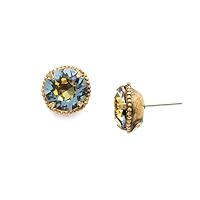 Sorrelli Crystal Round Stud Earrings