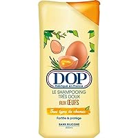 Dop Shampoo Different Flavors 400 ml from France (1 bottle, Oeufs)
