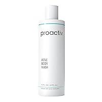Acne Body Wash - Exfoliating Body Wash for Sensitive Skin, Salicylic Acid Cleanser with Soothing Shea Butter & Cocoa Butter - 16 oz.