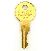 CompX Timberline 101TA File Cabinet, Desk or Cubicle Replacement Key 101TA
