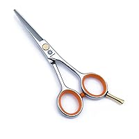 4.5 Inch Small Hair Cutting Shears - Safety Facial Trimming/Clipping Scissors for Eyebrows,Eyelashes,Nose hair,Ear hair,Moustache and Beard
