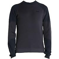Hugo Boss Men's Solid Gray Relka Cotton Pullover Sweater