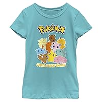 Pokemon Poke Mang Girls Short Sleeve Tee Shirt