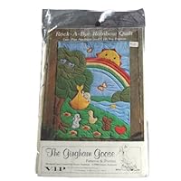 The Gingham Goose Quilt Pattern Rock-A-Bye Rainbow Quilt Size One