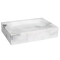 Sweet Home Collection Bathroom Accessories Sets Unique Collections Modern Classic Contemporary Decorative Beautiful Designs Bath Shower Tub Décor, Soap Dish(Pack of 1), Plaza