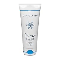 LErbolario Tiare Fluid Body Cream, 6.7 oz - Body Lotion - With Tiare Flowers - With Monoi and Coconut Milk - Floral Fruity Scent - Cruelty-Free