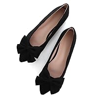 TN TANGNEST Flats Shoes Women Classic Pointed Toe Bowknot Flats Comfortable Casual Loafers Cute Slip On Flats