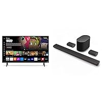 VIZIO 40-inch D-Series Full HD 1080p Smart TV with AMD FreeSync & M-Series Elevate 5.1.2 Immersive Sound Bar with 13 High-Performance Speakers