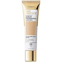 L'Oreal Paris Age Perfect Radiant Serum Foundation with SPF 50, Rose Ivory, 1 Ounce