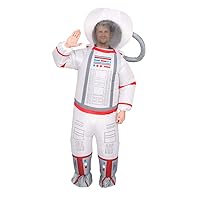 Unisex Astronaut Spaceman Inflatable Chub-Suit Costume Jumpsuit