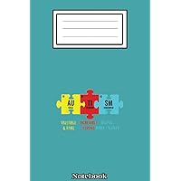 Autism Puzzle Chemical Definition Autism Awareness Notebook: Autism Notebook: Autism Teacher Journal; Autism Awareness Gift Notebook... 110 Lined Pages; Memory and Keepsake Journal