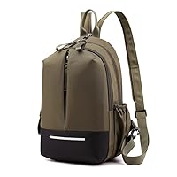 Water Resistant Lightweight Mens Womens Crossbody Sling Backpack Travel Hiking Chest Daypack Messenger Shoulder Bag